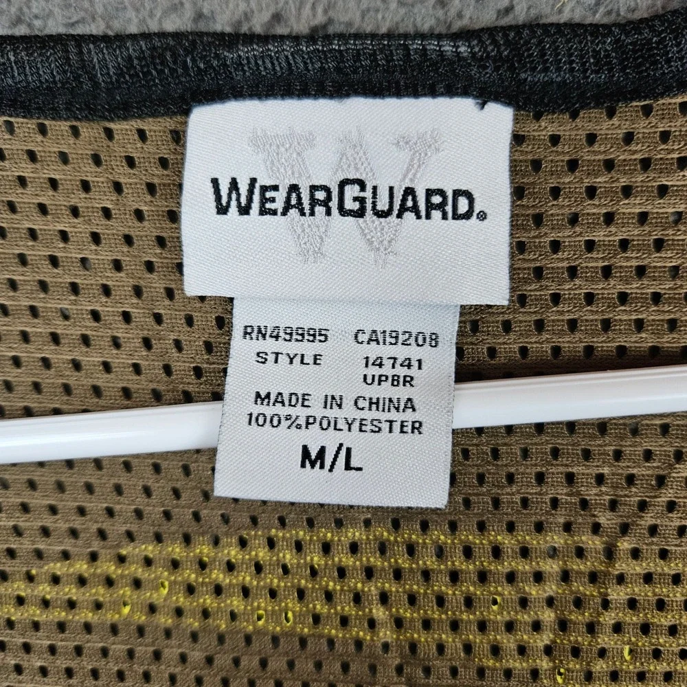 WearGuard UPS Seasonal Helper Safety Vest Brown Yellow Reflective Mesh M/L